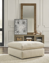 Floridian Furniture - Ashley Furniture - Elyza Living Room - Oversized Accent Ottoman / Linen - 1000608