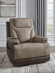 Floridian Furniture - Ashley Furniture - 4Z-Peaceful Pause Living Room - Power Lift Recliner / Sand - PC1210312