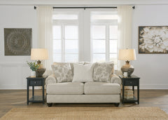 Floridian Furniture - Ashley Furniture - Asanti Living Room - Ottoman / Fog - 1320114