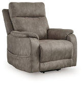 Floridian Furniture - Ashley Furniture - Crestmeade Living Room - Power Lift Recliner / Espresso - 1350412