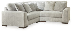 Floridian Furniture - Ashley Furniture - Regent Park Sectional - RAF 6-Piece Sectional / Pewter - 14404S7