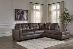 Floridian Furniture - Ashley Furniture - Barlin Mills Sectional - LAF 2-Piece Sectional with Chaise / Umber - 17003S2