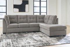 Floridian Furniture - Ashley Furniture - Lanelly Sectional - LAF 2-Piece Sectional with Chaise / Alloy - 17504S1