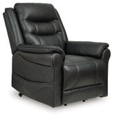Floridian Furniture - Ashley Furniture - Oatman Living Room - Power Lift Recliner / Carbon - 1800512