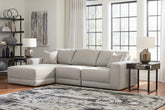 Floridian Furniture - Ashley Furniture - Next-Gen Gaucho Sectional - RAF 2-Piece Sectional Loveseat / Gray - 18304S3