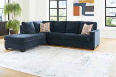 Floridian Furniture - Ashley Furniture - Aviemore Sectional - LAF 2-Piece Sectional with Chaise / Stone - 24305S2