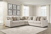 Floridian Furniture - Ashley Furniture - Ballyton Sectional - RAF 5-Piece Sectional / Sand - 25102S3