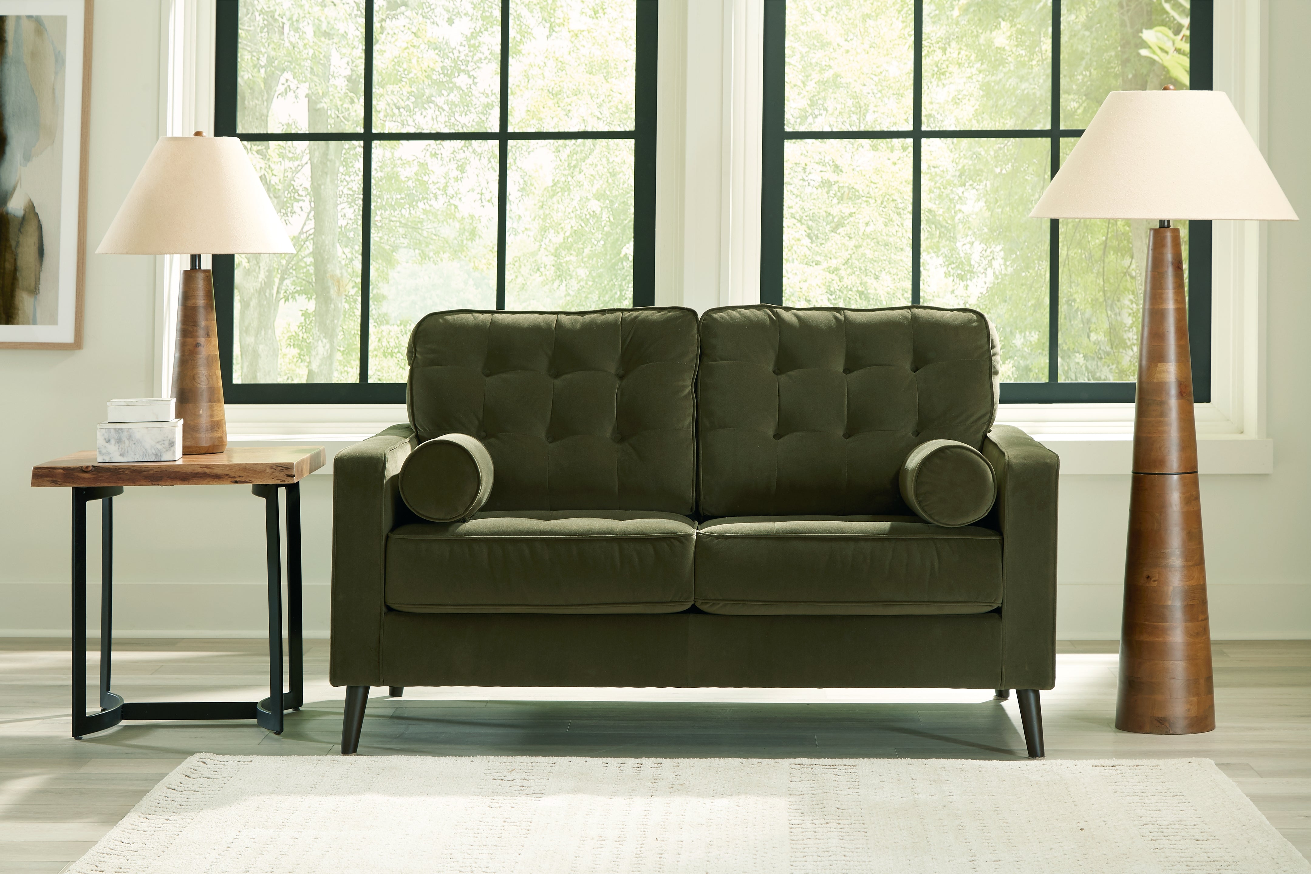 Floridian Furniture - Ashley Furniture - Reveon Lakes Living Room - Chaise / Olive - 2640415