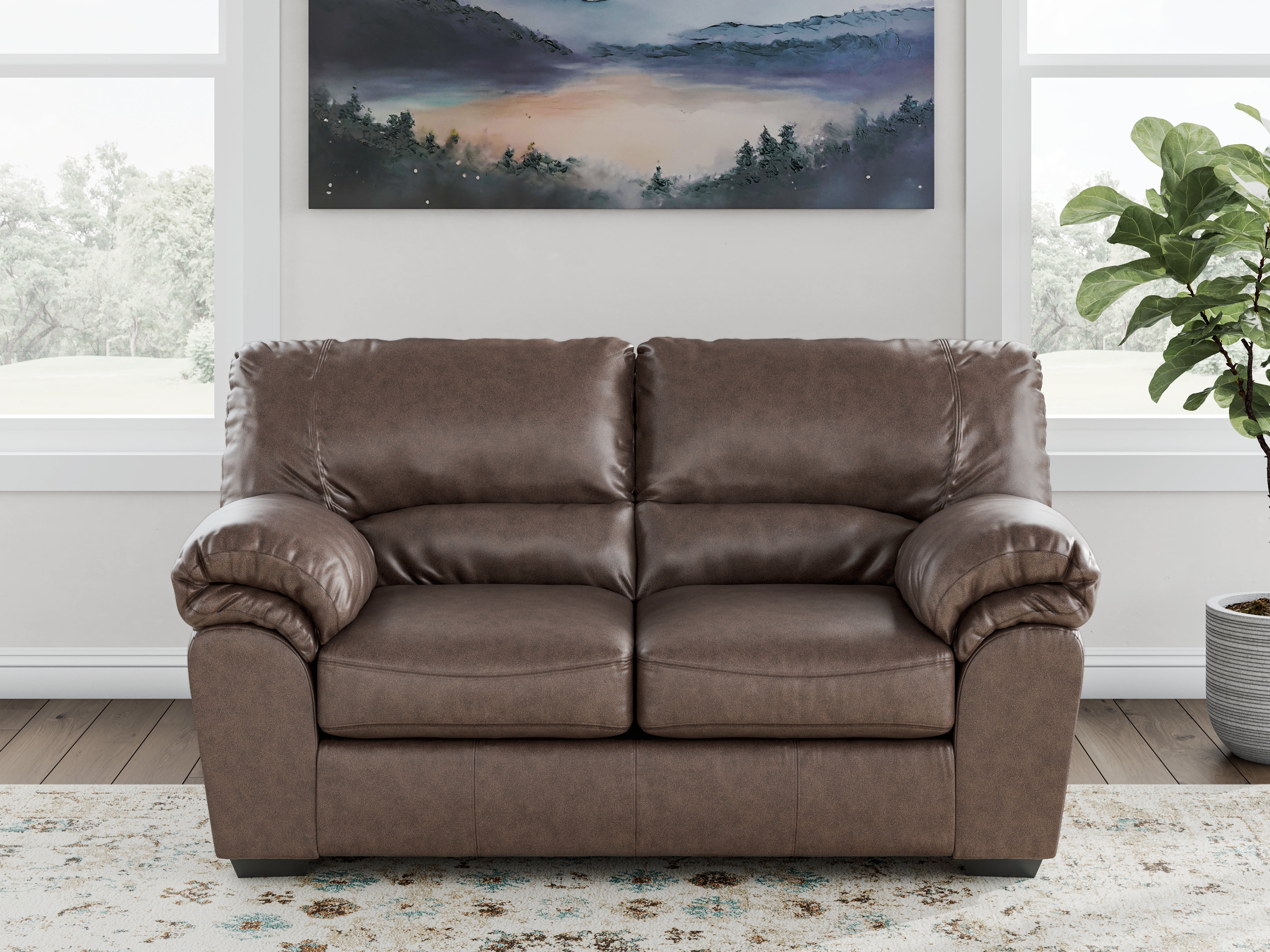 Floridian Furniture - Ashley Furniture - WillowBend Living Room - Loveseat / Umber - PC2770535