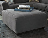 Floridian Furniture - Ashley Furniture - Ambee Living Room - Oversized Accent Ottoman / Slate - 2862008