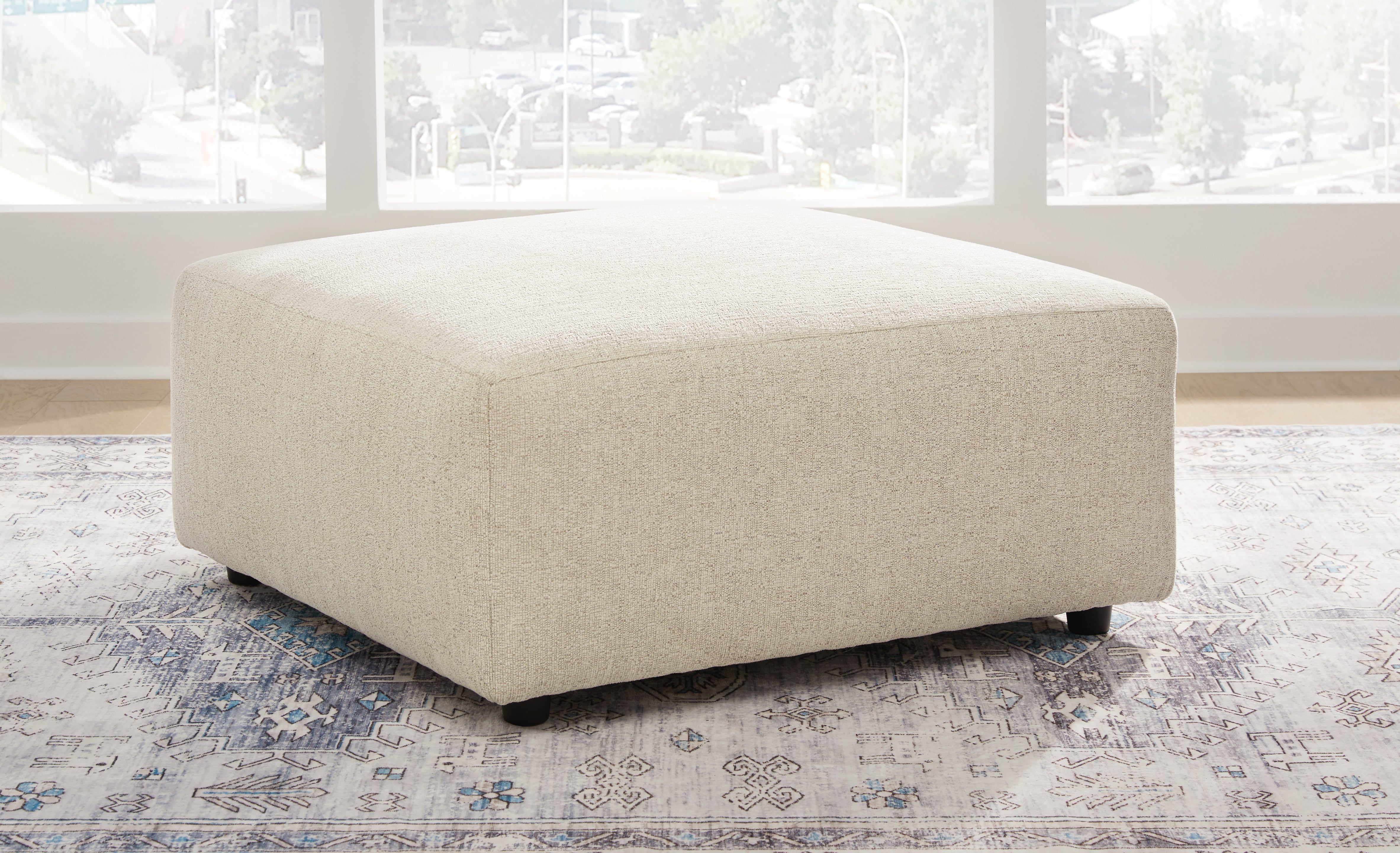 Floridian Furniture - Ashley Furniture - Edenfield Living Room - Oversized Accent Ottoman / Linen - 2900408