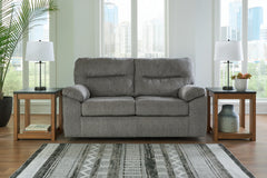 Floridian Furniture - Ashley Furniture - Bindura Living Room - Glider Loveseat / Mineral - 3030578