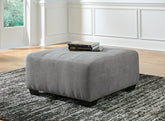 Floridian Furniture - Ashley Furniture - Birkdale Court Living Room - Oversized Accent Ottoman / Gray - 3240208