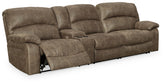 Floridian Furniture - Ashley Furniture - Segburg Sectional - 2-Piece Power Reclining Sectional Sofa / Driftwood - 34303S1