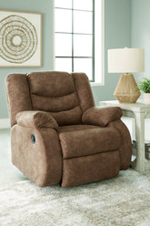 Floridian Furniture - Ashley Furniture - Partymate Living Room - Rocker Recliner / Brindle - 3690225
