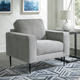 Floridian Furniture - Ashley Furniture - Hazela Living Room - Loveseat / Charcoal - 4110235