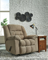 Floridian Furniture - Ashley Furniture - Kegler Living Room - Rocker Recliner / Briar - 4450525