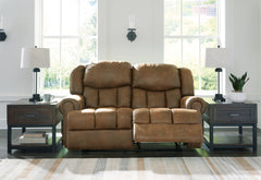 Floridian Furniture - Ashley Furniture - Boothbay Living Room - 2 Seat Reclining Power Sofa / Auburn - 4470447
