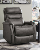 Floridian Furniture - Ashley Furniture - Riptyme Living Room - Swivel Glider Recliner / Quarry - 4640261