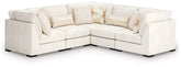 Floridian Furniture - Ashley Furniture - Donelson Creek Sectional - 5-Piece Sectional / Vanilla - 48002S1