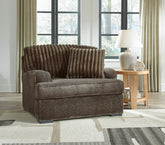Floridian Furniture - Ashley Furniture - Aylesworth Living Room - Loveseat / Chocolate - 5370235