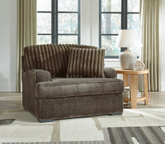 Floridian Furniture - Ashley Furniture - Aylesworth Living Room - Loveseat / Chocolate - 5370235