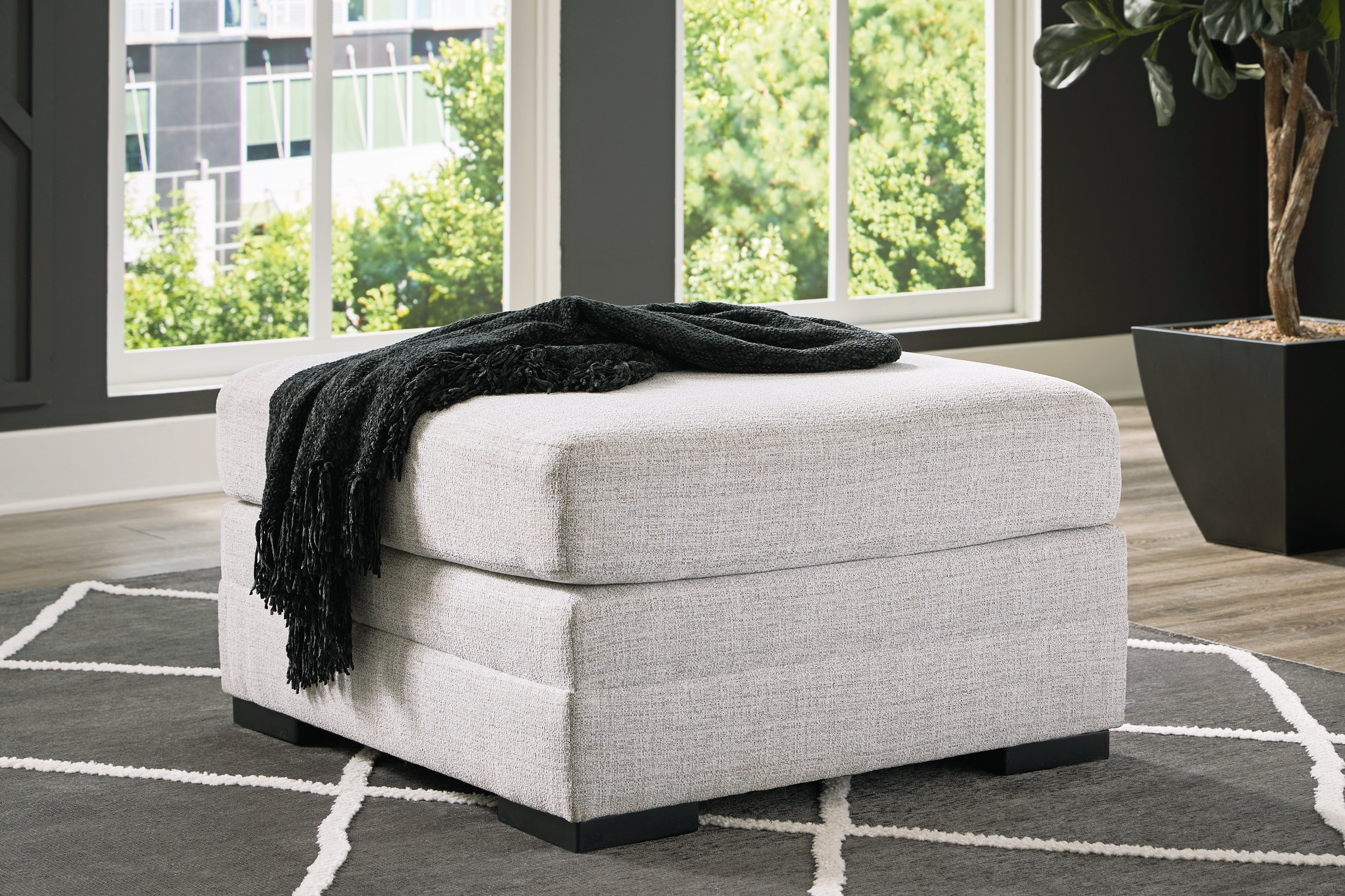 Floridian Furniture - Ashley Furniture - Koralynn Living Room - Oversized Accent Ottoman / Stone - 5410208