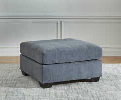 Floridian Furniture - Ashley Furniture - Marleton Living Room - Oversized Accent Ottoman / Denim - 5530308
