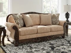 Floridian Furniture - Ashley Furniture - Chelsworth Living Room - RAF Corner Chaise / Golden - PC5790516