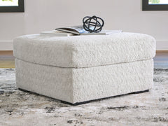 Floridian Furniture - Ashley Furniture - Cuddle Plush Living Room - Oversized Accent Ottoman / Arctic - PC5910608