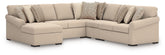 Floridian Furniture - Ashley Furniture - LadyMae Sectional - RAF 2-Piece Sectional with Chaise / Twill - 59404S6