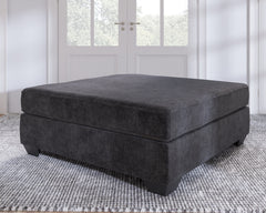 Floridian Furniture - Ashley Furniture - Lavernett Living Room - Oversized Accent Ottoman / Charcoal - 5960308