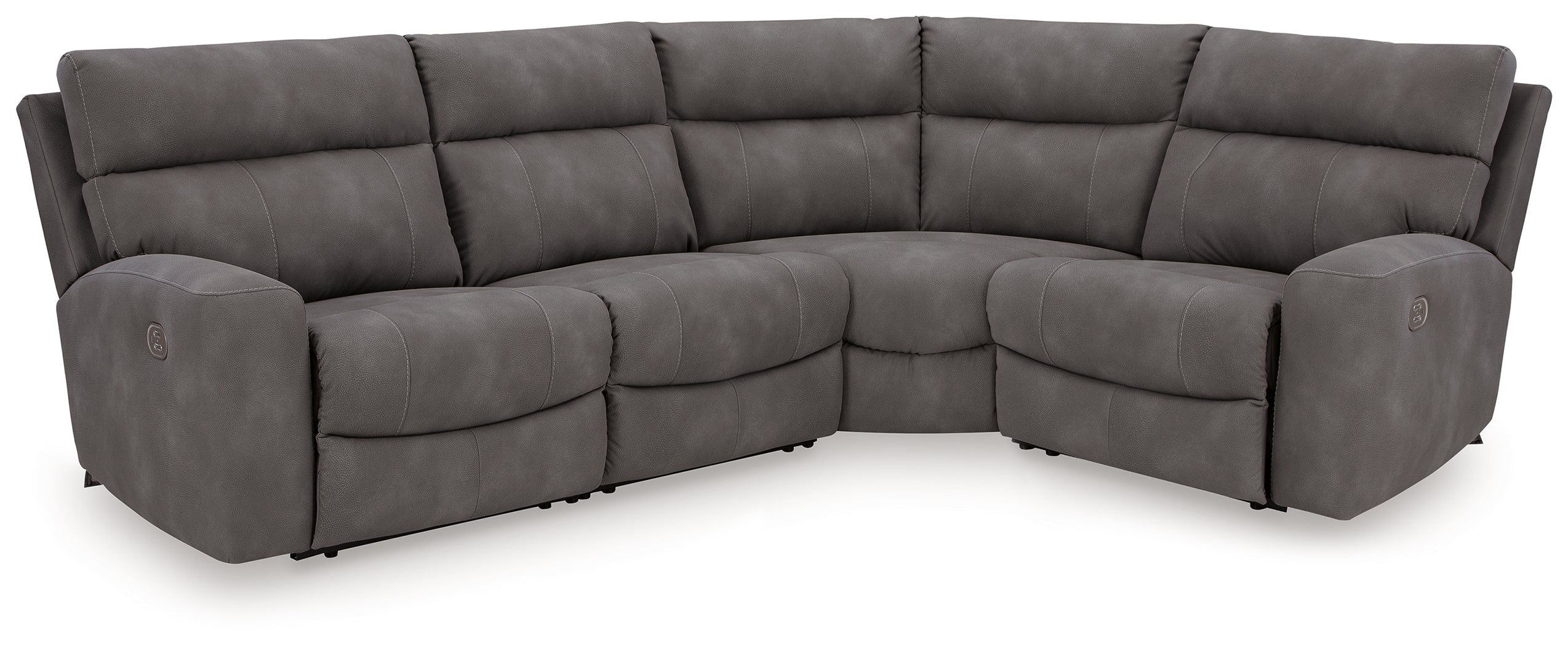 Floridian Furniture - Ashley Furniture - Next-Gen DuraPella Sectional - 4-Piece Power Reclining Sectional / Sand - 61004S4