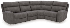 Floridian Furniture - Ashley Furniture - Next-Gen DuraPella Sectional - 4-Piece Power Reclining Sectional / Sand - 61004S4