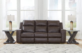 Floridian Furniture - Ashley Furniture - Lavenhorne Living Room - REC Sofa w/Drop Down Table / Pebble - 6330789