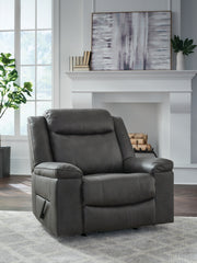 Floridian Furniture - Ashley Furniture - Status Check Living Room - Rocker Recliner / Shadow - PC6530725