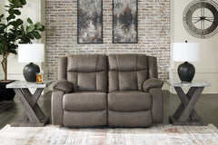 Floridian Furniture - Ashley Furniture - First Base Living Room - Rocker Recliner / Gunmetal - 6880425