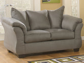 Floridian Furniture - Ashley Furniture - Darcy Living Room - Loveseat / Cobblestone - 7500535