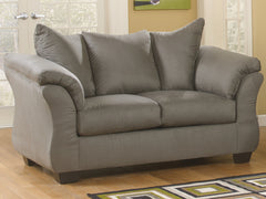 Floridian Furniture - Ashley Furniture - Darcy Living Room - Loveseat / Cobblestone - 7500535