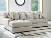 Floridian Furniture - Ashley Furniture - Laurelgrove Sectional - RAF 4-Piece Sectional with Chaise / Pebble - 75105S2