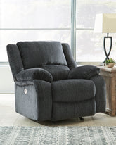 Floridian Furniture - Ashley Furniture - Draycoll Living Room - Power Rocker Recliner / Slate - 7650498