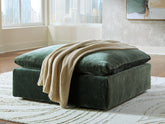 Floridian Furniture - Ashley Furniture - Carriage View Living Room - Oversized Accent Ottoman / Jade - 7800108
