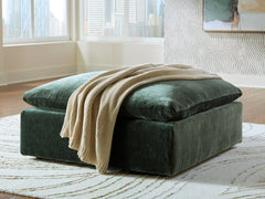 Floridian Furniture - Ashley Furniture - Carriage View Living Room - Oversized Accent Ottoman / Jade - 7800108