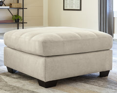 Floridian Furniture - Ashley Furniture - Falkirk Living Room - Oversized Accent Ottoman / Parchment - 8080608