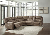 Floridian Furniture - Ashley Furniture - Ravenel Sectional - 4-Piece Power Reclining Sectional / Fossil - 83106S4