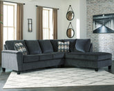 Floridian Furniture - Ashley Furniture - Abinger Sectional - RAF 2-Piece Sleeper Sectional with Chaise / Natural - 83904S3