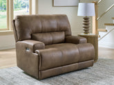 Floridian Furniture - Ashley Furniture - Beckley Place Living Room - PWR REC Loveseat/CON/ADJ HDRST / Earth - PC9180218