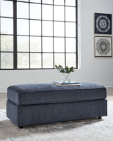 Floridian Furniture - Ashley Furniture - Albar Place Living Room - Oversized Accent Ottoman / Cobalt - 9530208