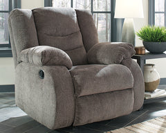Floridian Furniture - Ashley Furniture - Tulen Living Room - Rocker Recliner / Gray - 9860625