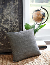 Floridian Furniture - Ashley Furniture - Edelmont Pillows - Pillow / Black/Linen - A1000962P